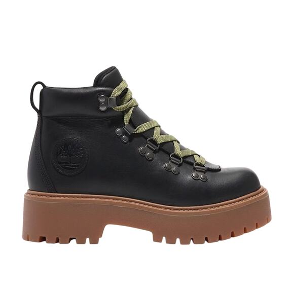 Timberland Women's Stone Street Mid Lace-Up Platform Black Hiker - Size: 9.5 - Picture 7 of 9